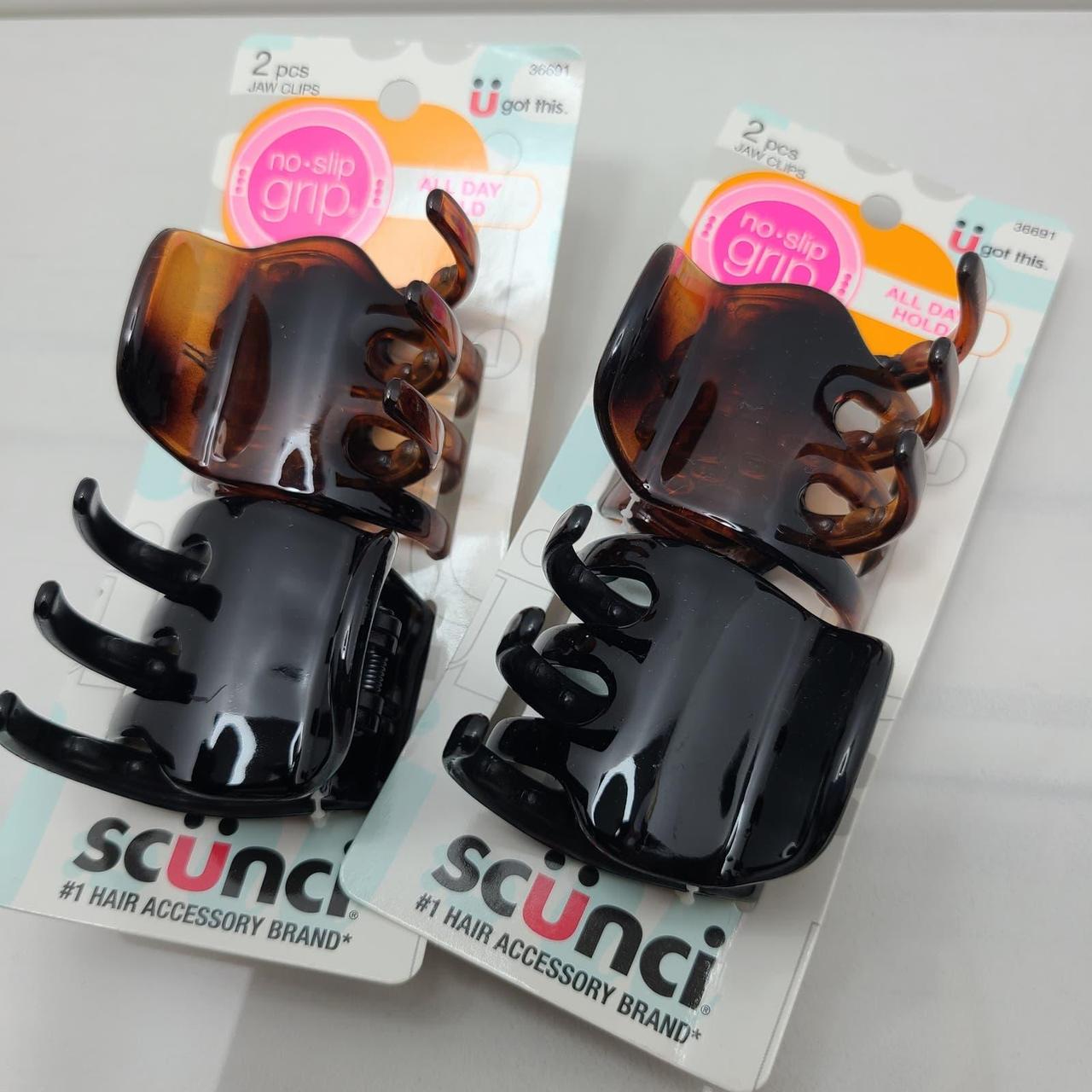 Scunci 2 Piece Jumbo Jaw Clips No Slip Grip 2 Sets... Depop