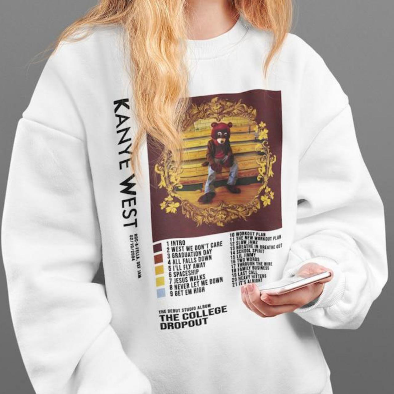 Kanye West The College Dropout sweatshirt, Depop