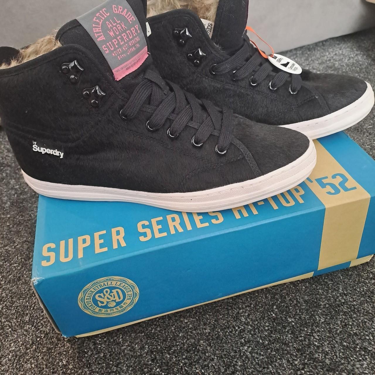 Brand new Super Dry trainers, Wedge