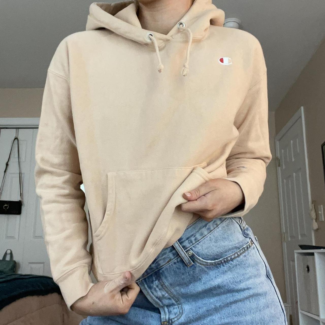 Tan champion hoodie on sale women's