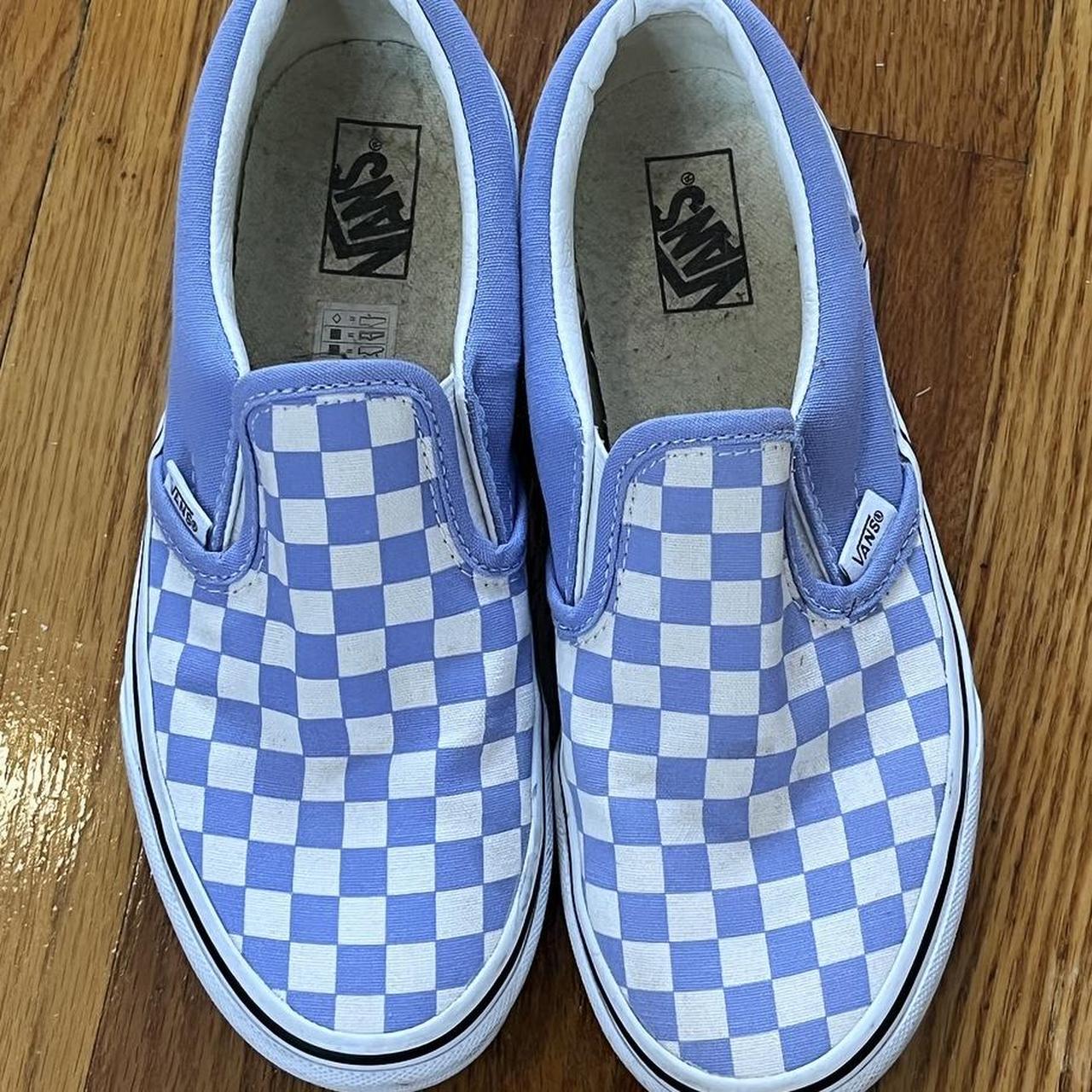 Periwinkle top blue vans