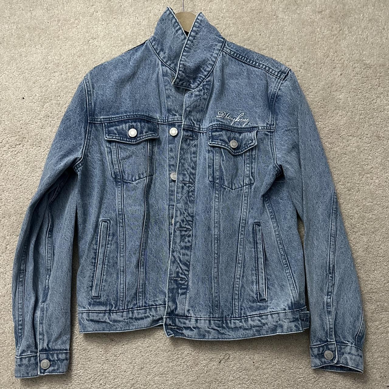 Pacsun Playboy Denim Jacket DM BEFORE BUYING... - Depop