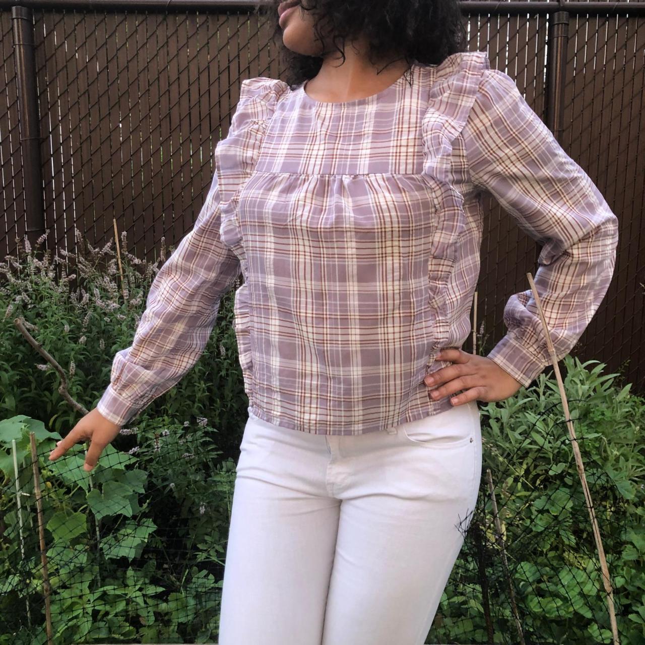 Light lavender online blouse