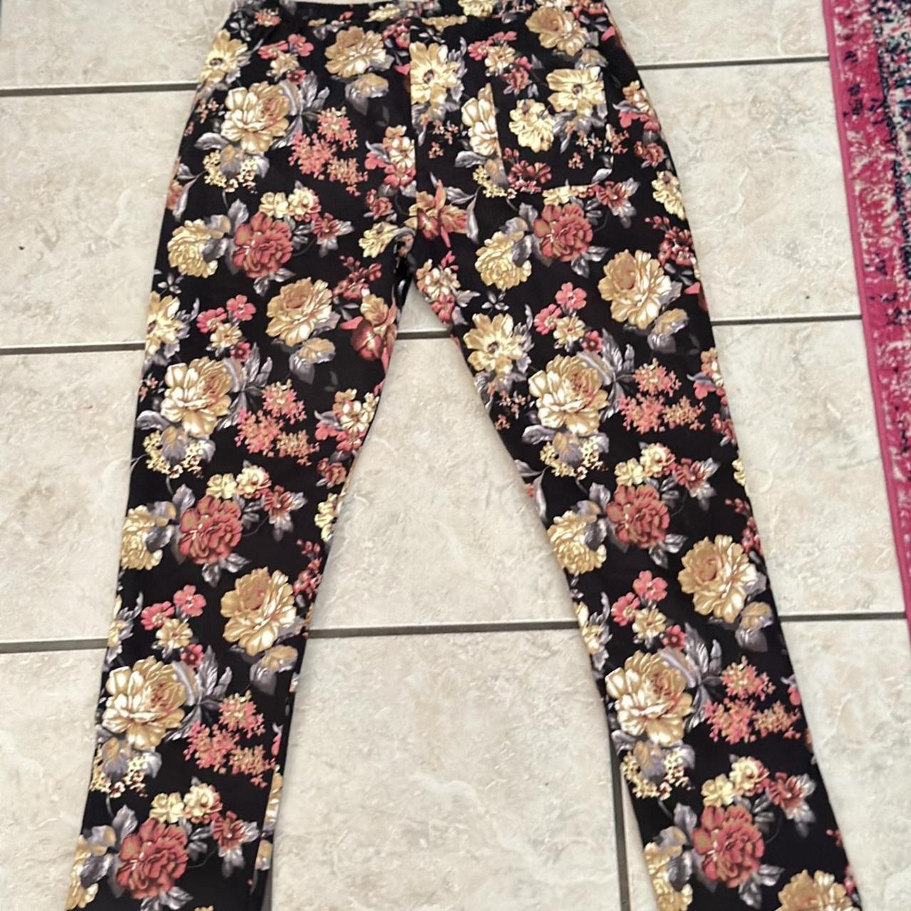 H&m flower clearance pants