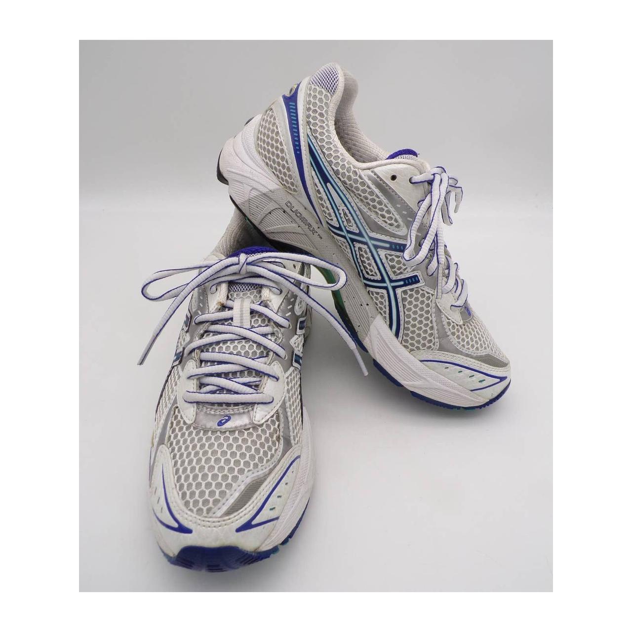 asics silver running shoes