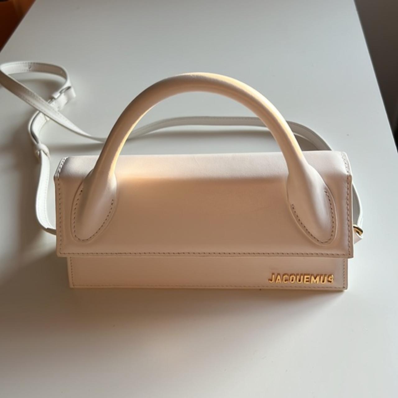 JACQUEMUS White 'Le Chiquito Long' Bag Long Depop
