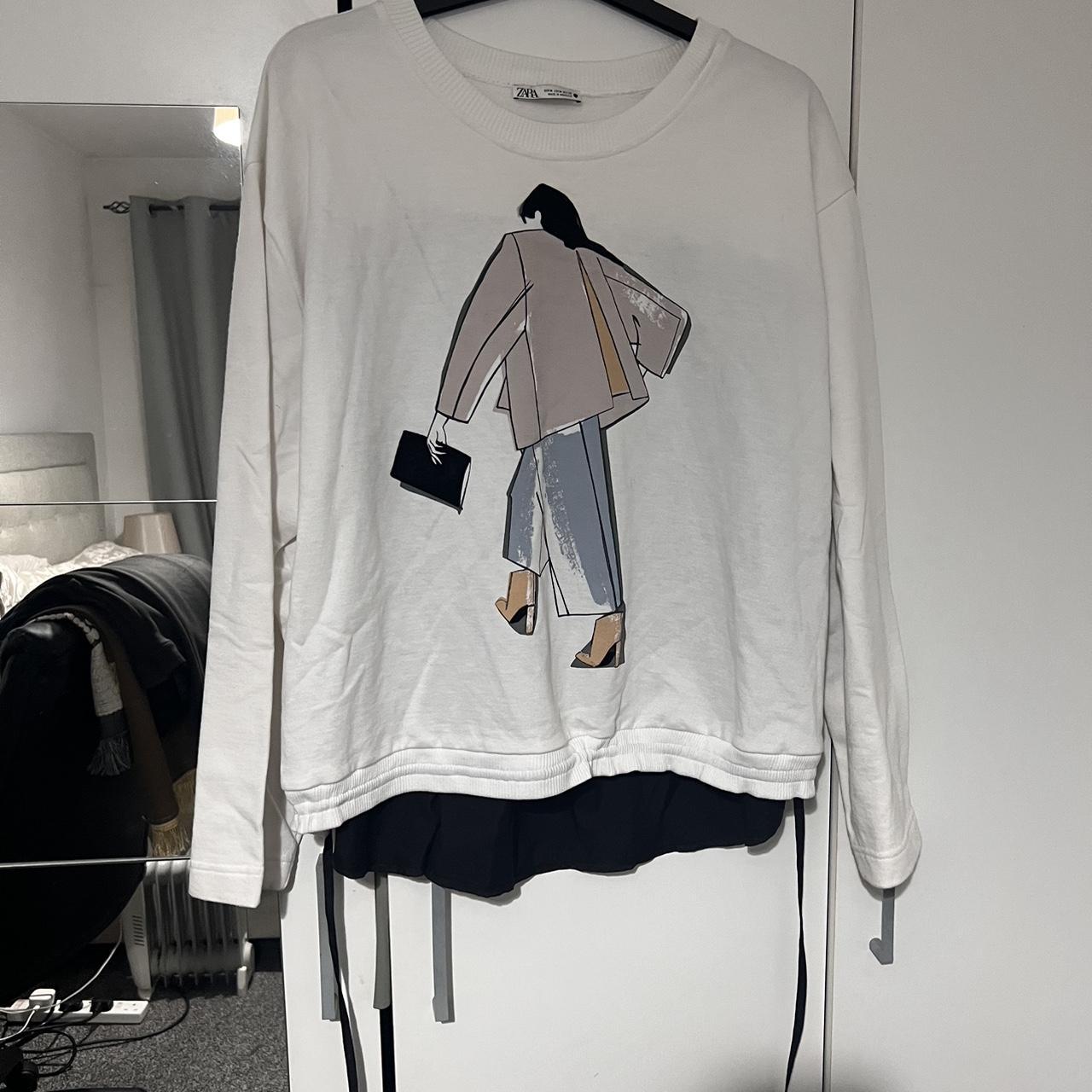 Zara White Sweatshirt Top! £10