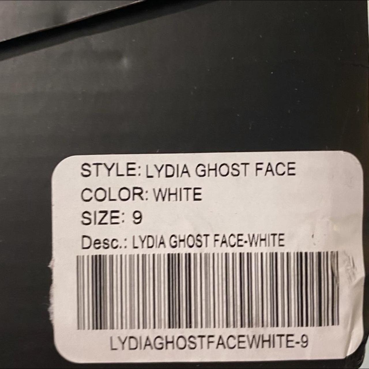 Strange Cvlt Lydia Ghost Face Flat White New in... - Depop