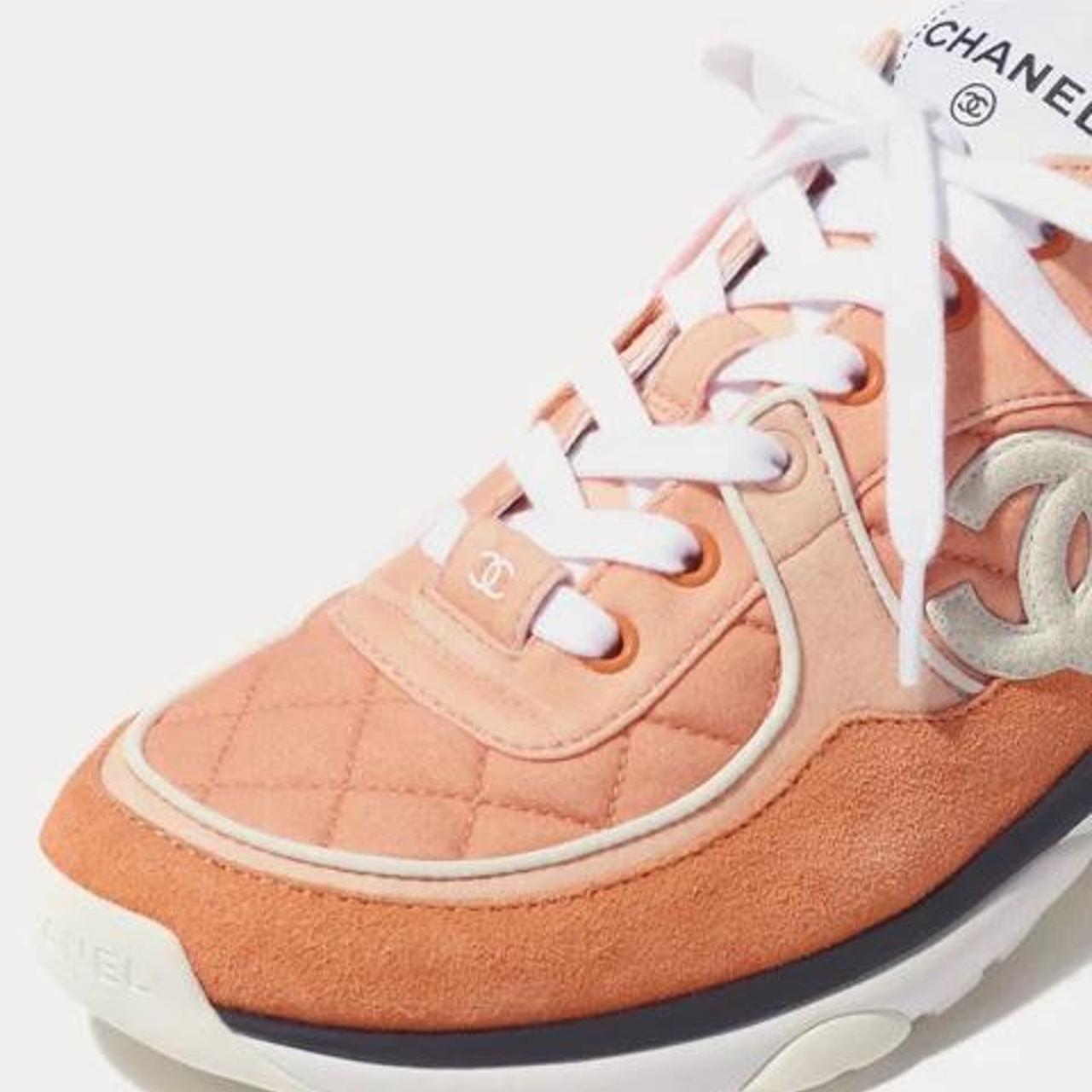 chanel pink sneakers for women