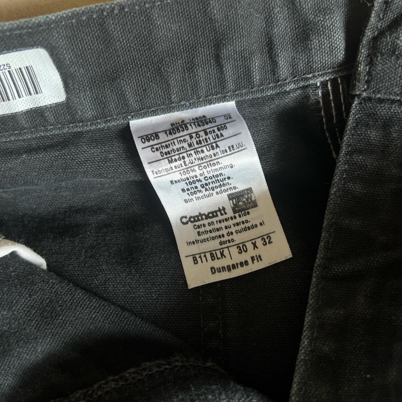 Carhartt Men's Black Jeans Depop