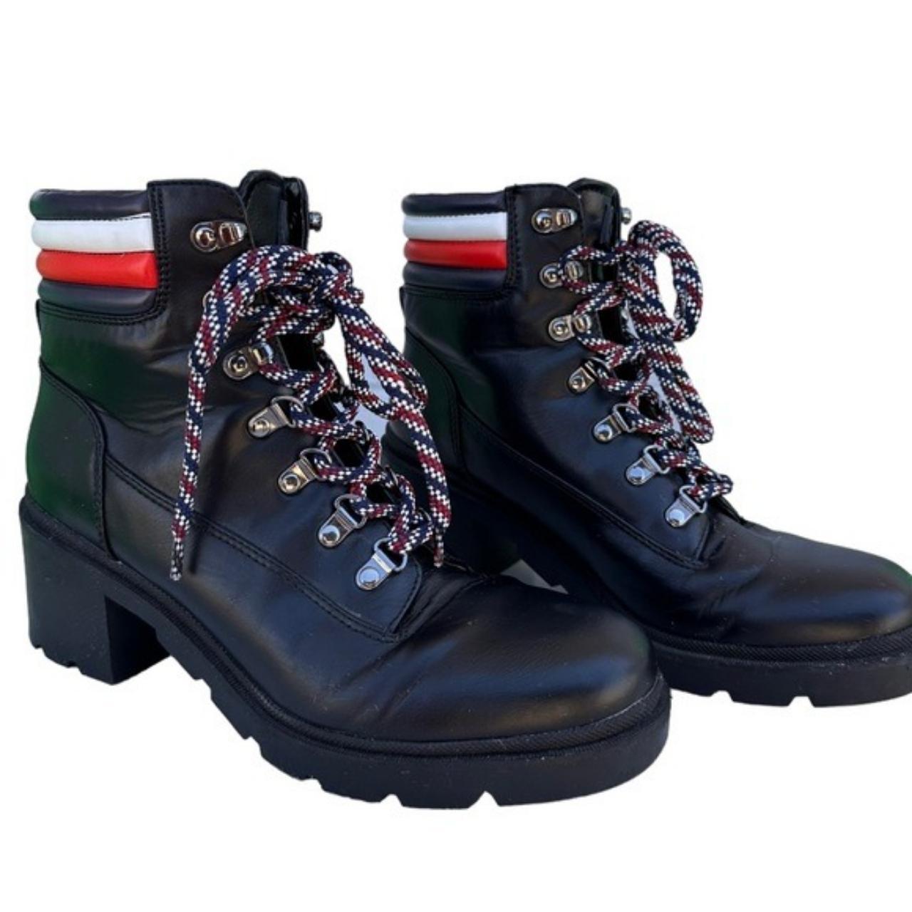 combat boots tommy hilfiger