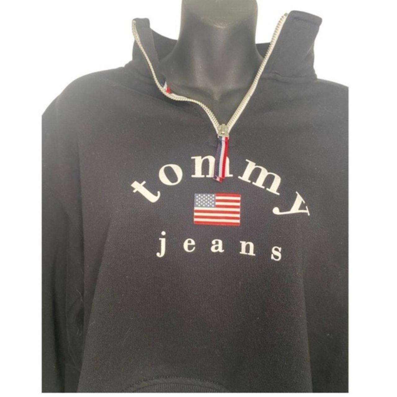 Tommy Jeans Cropped Oversized Sweater Size:... - Depop