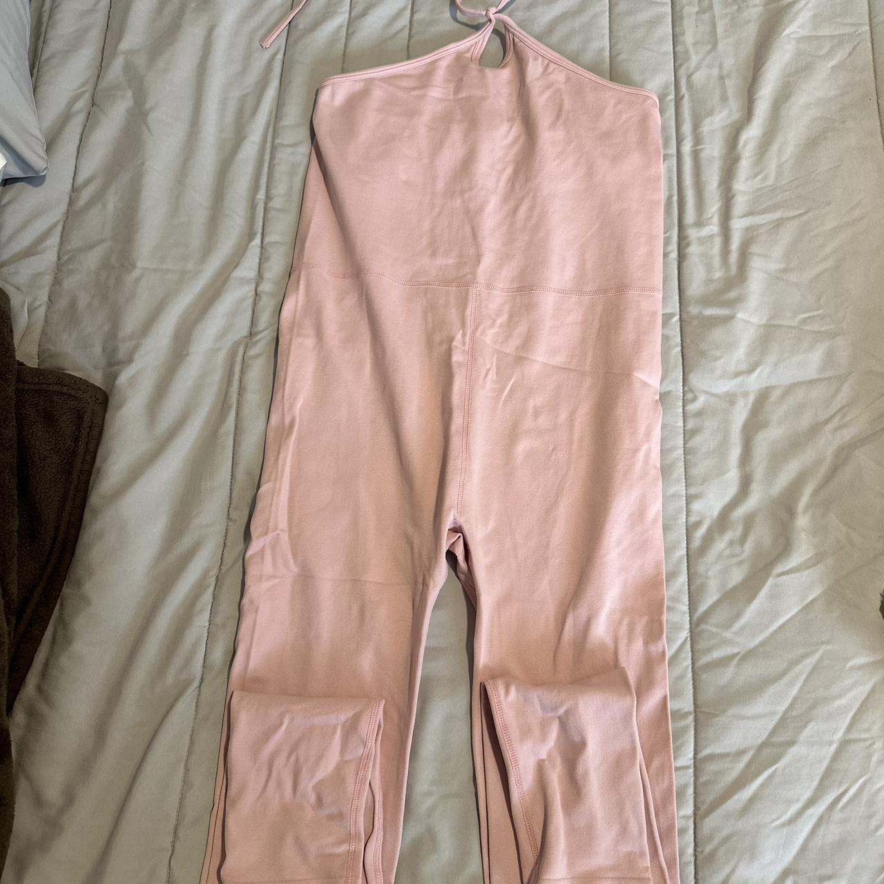 New Active Forever 21 Jumpsuit in Pink Size Large. Depop