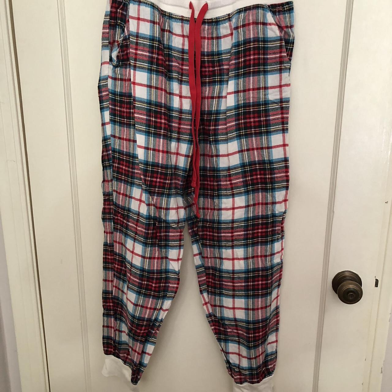 American Eagle Plaid Jogger PJ Pants - Depop