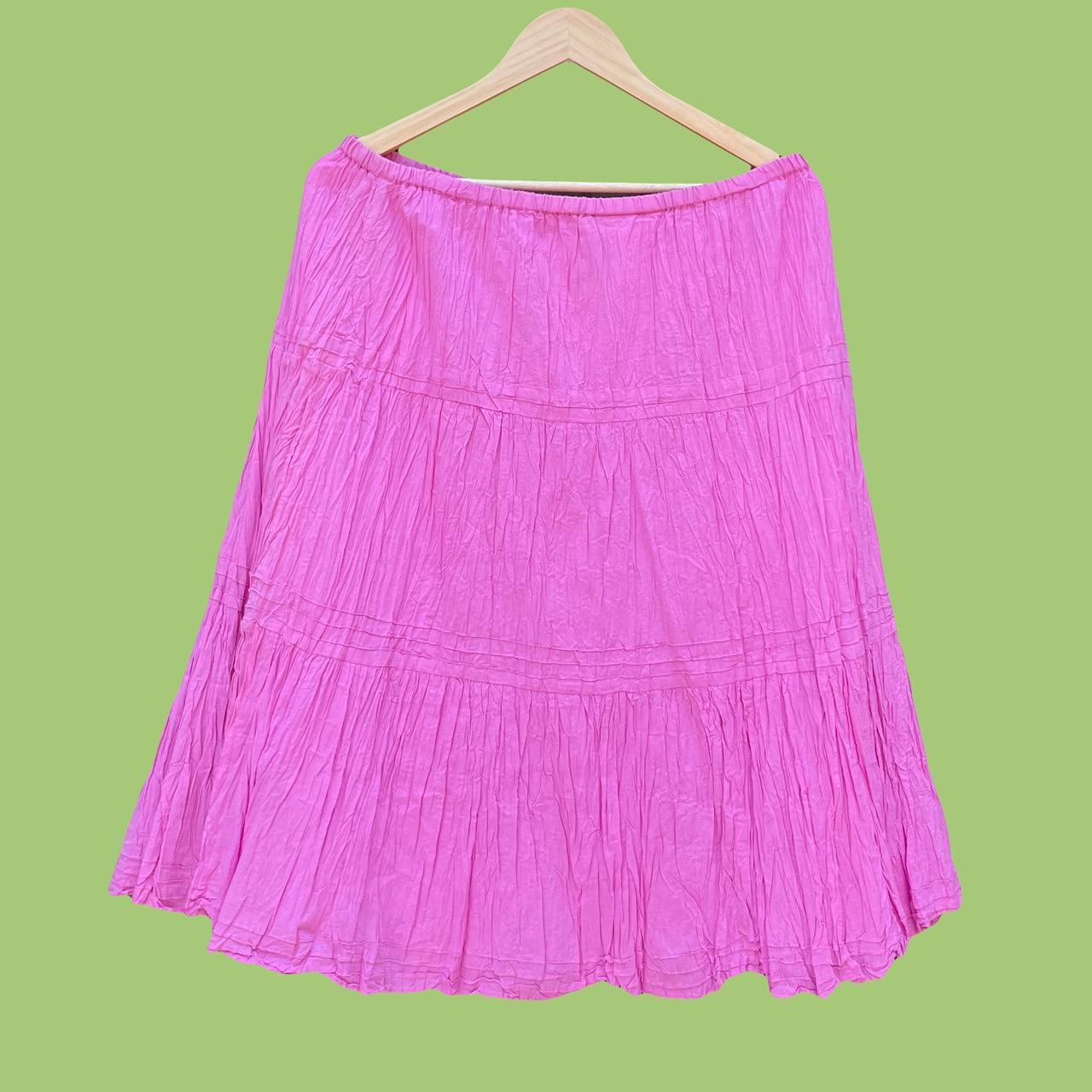 Susan Bristol Women's Pink Skirt | Depop