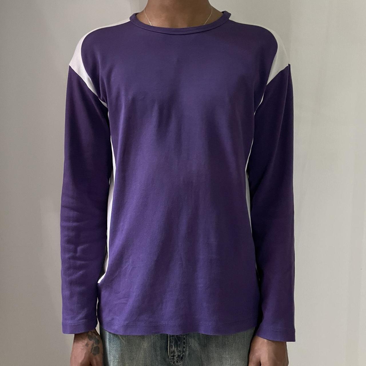 Bikkembergs Men's Purple and Silver Shirt