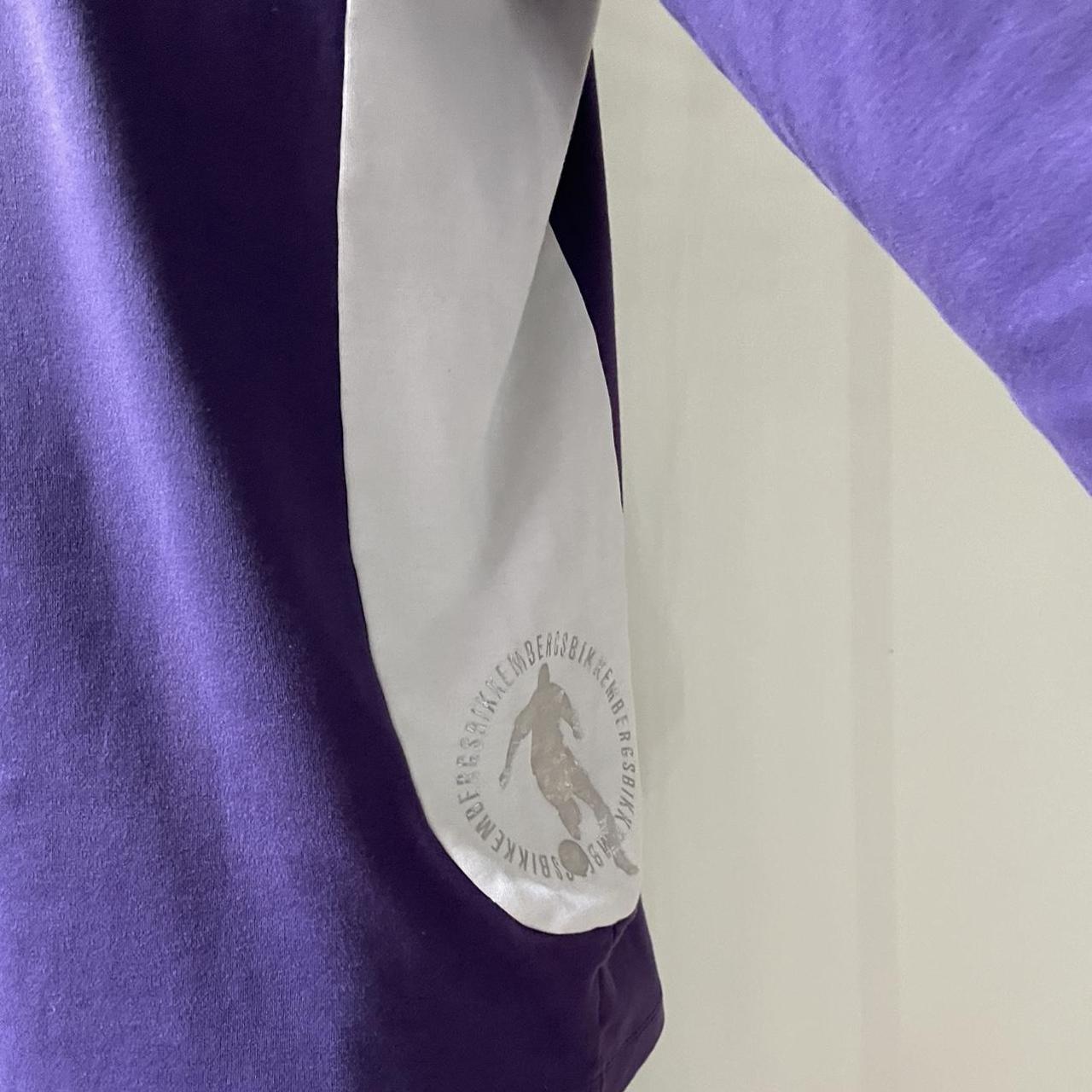 Bikkembergs Men's Purple and Silver Shirt (2)