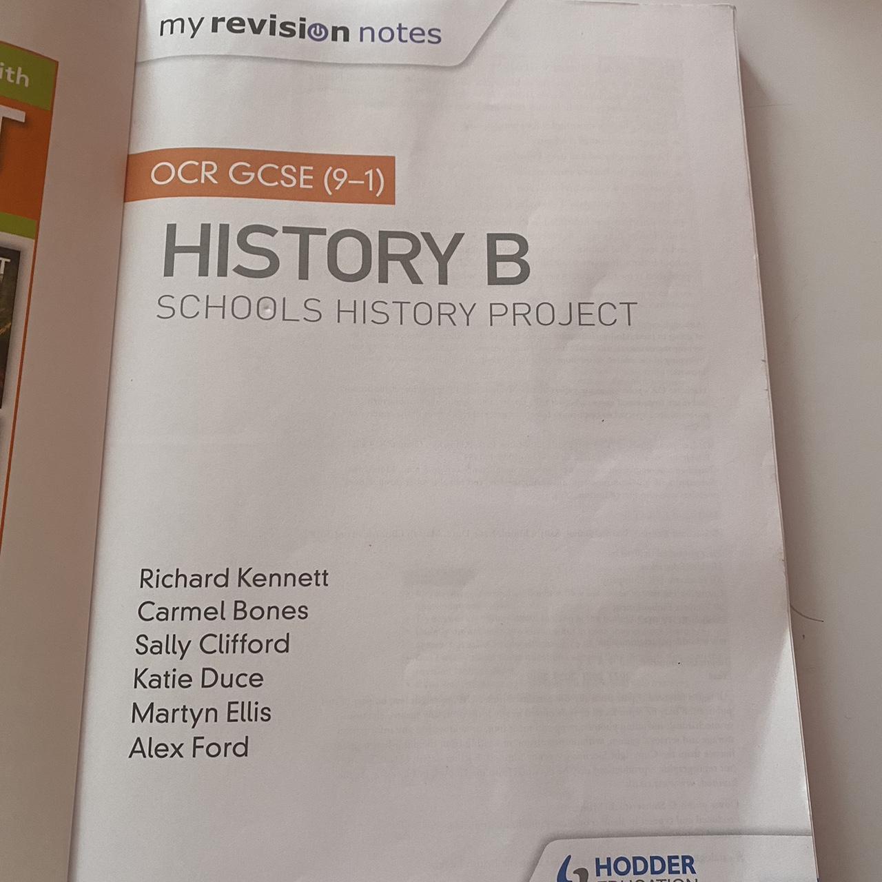 Gcse History B Revision Guide OCR Message If You’re... - Depop