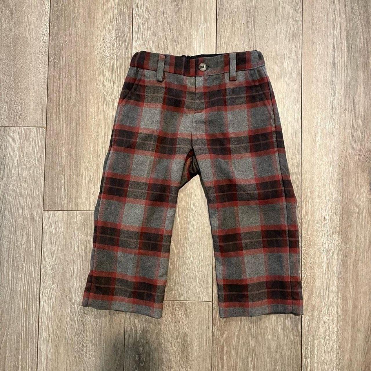 Janie and jack plaid on sale pants