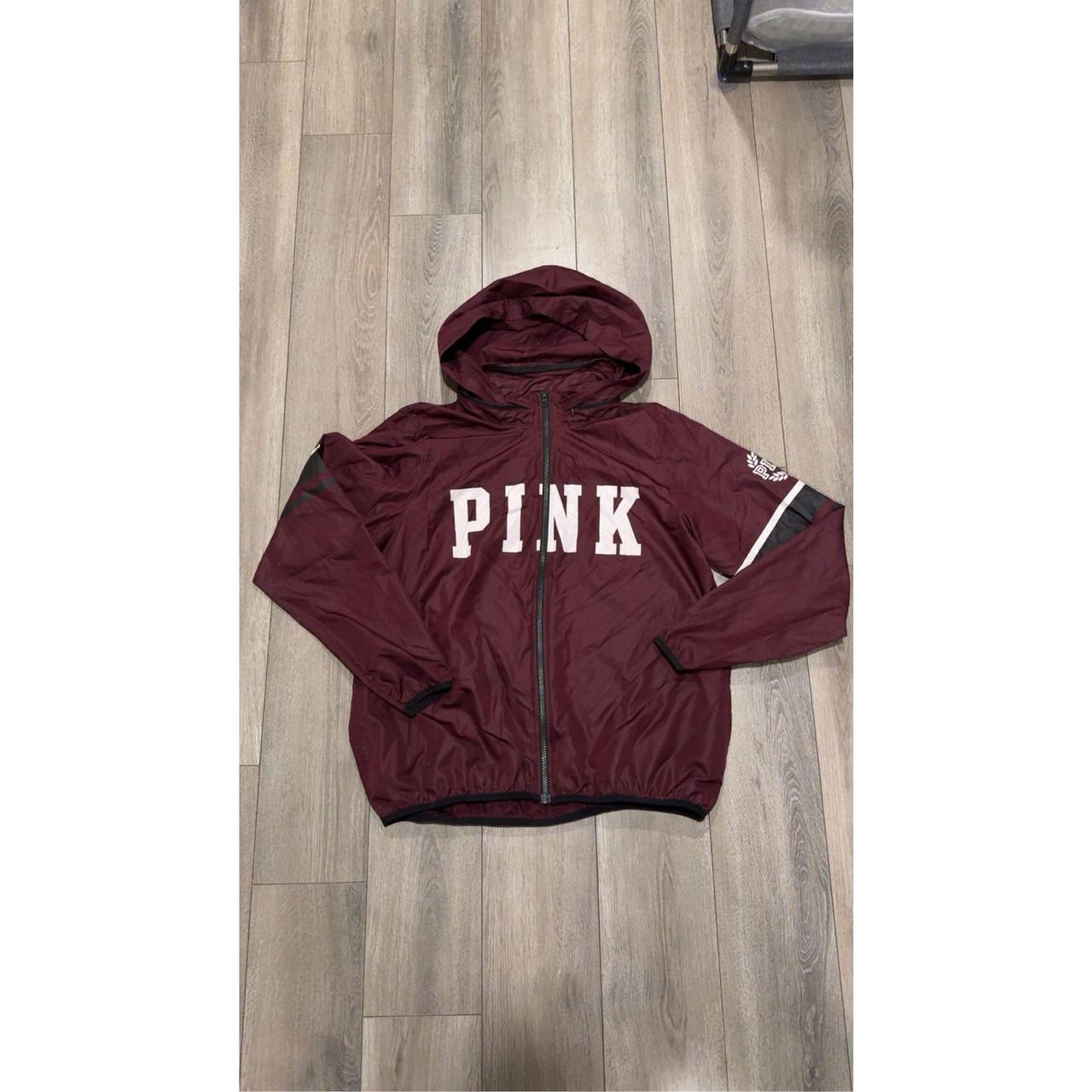 Pink maroon outlet windbreaker