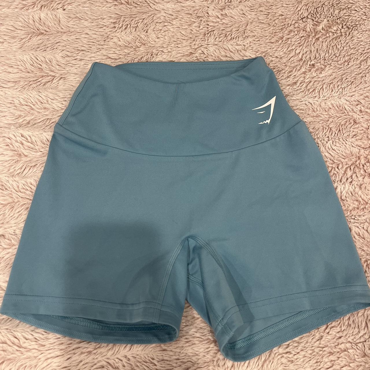 Gymshark Blue Training Tight Shorts Size XS Depop