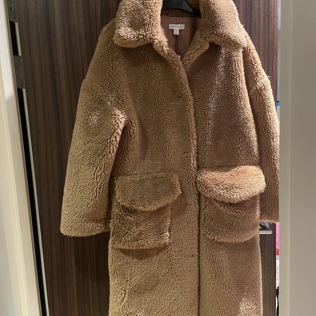 Tan online Teddy Coat - Sz 10