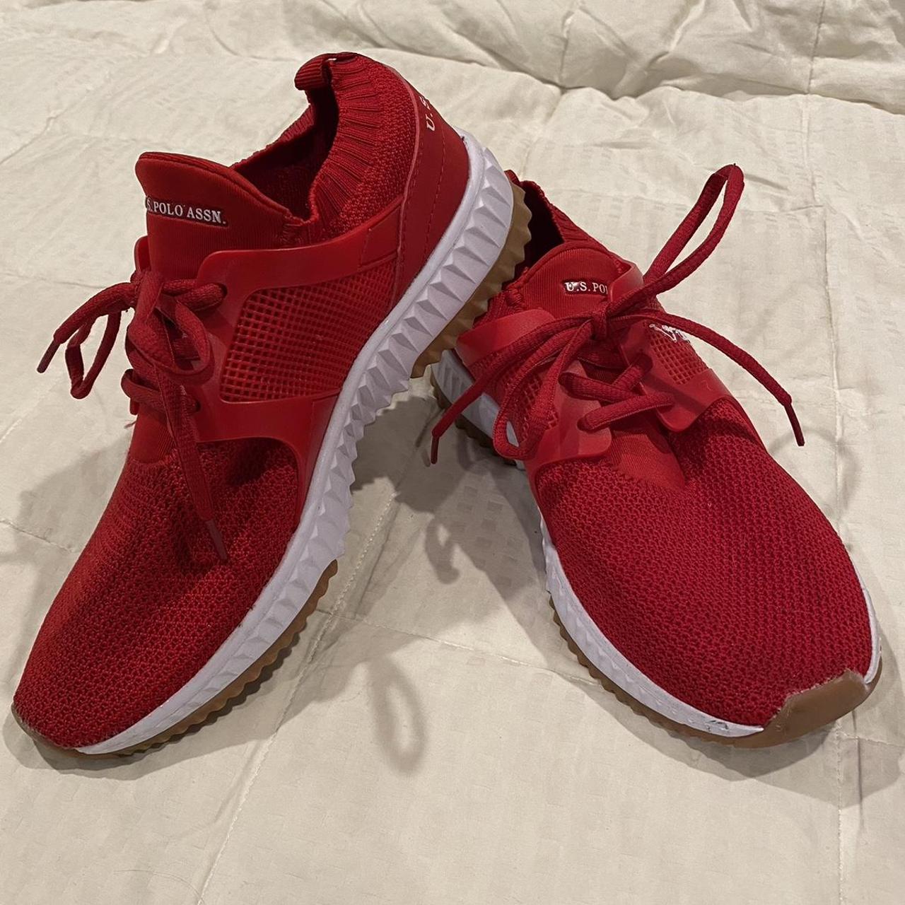 U.S. POLO ASSN. red shoes women’s sneakers only... - Depop