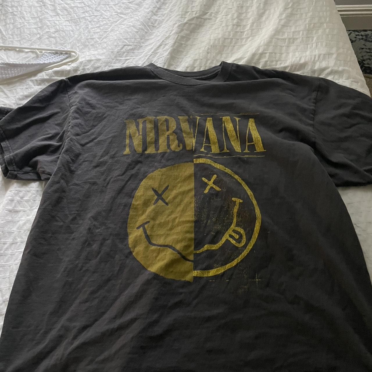 XL Nirvana Shirt H M can fit a xs to xl no flaws Depop