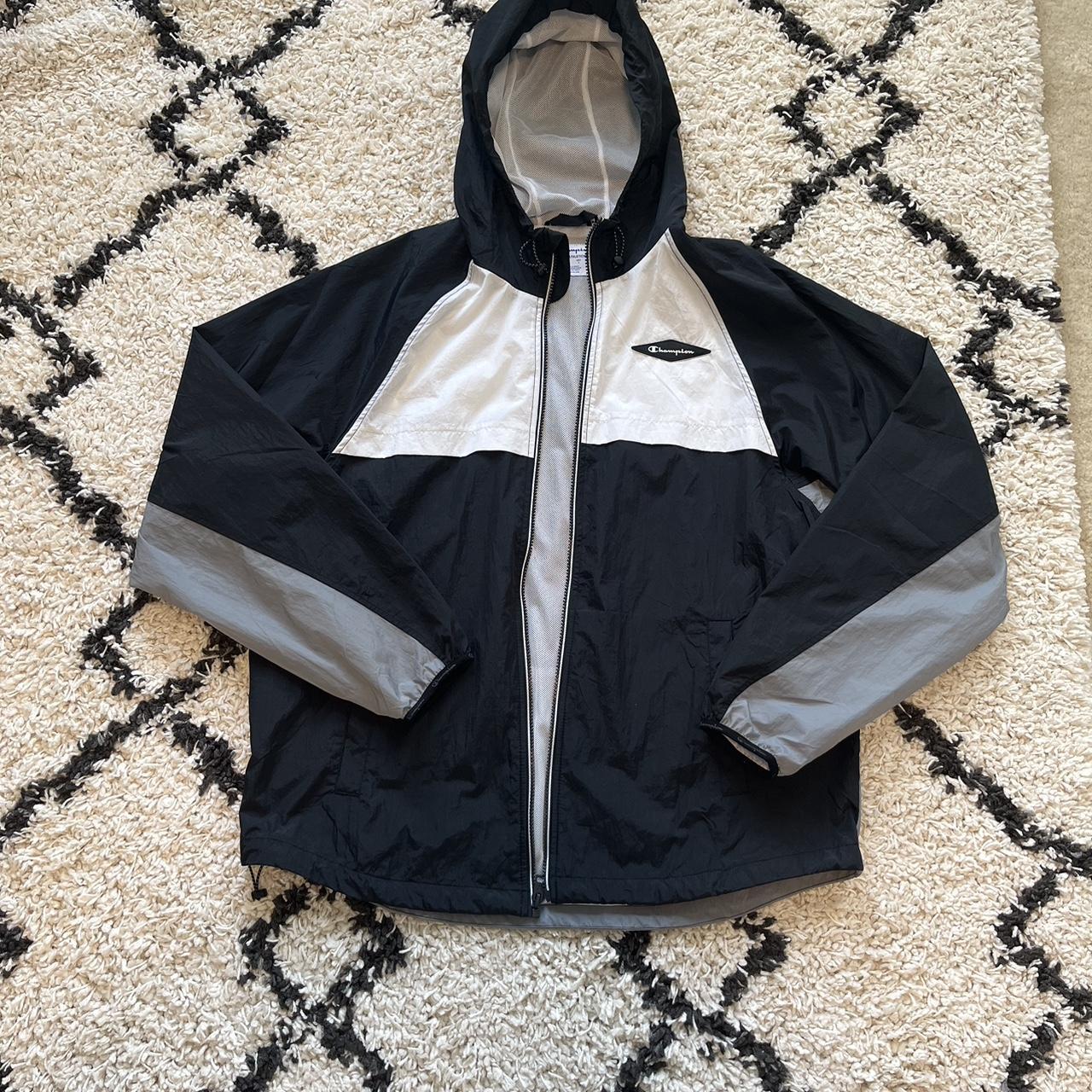 Champion Windbreaker Jacket, never worn Size: L... - Depop