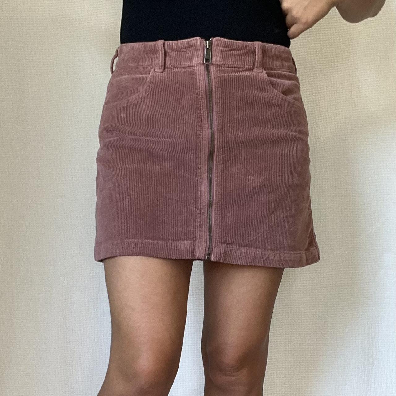 burgundy skirt american eagle