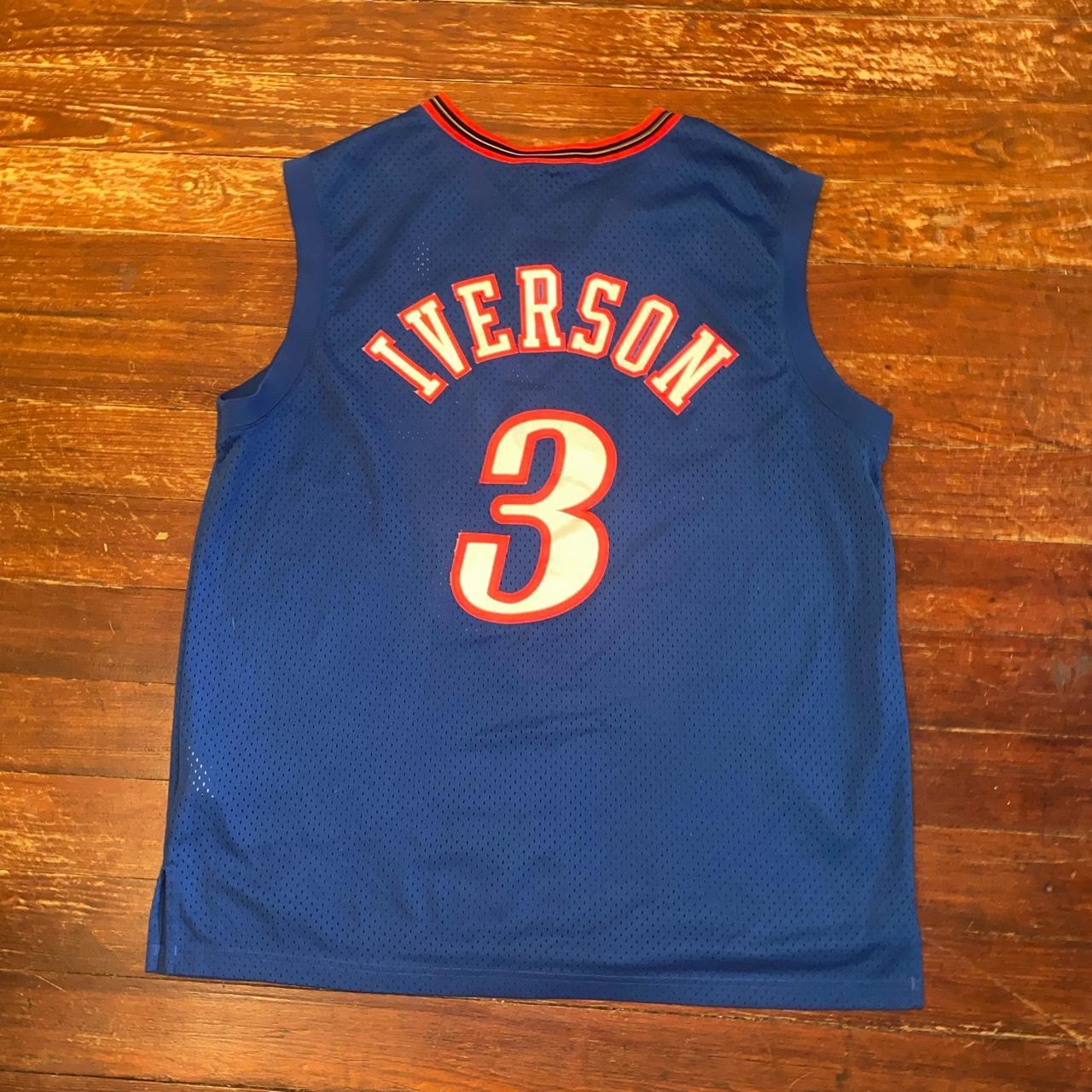 Allen Iverson 76ers Jersey Very high quality you - Depop