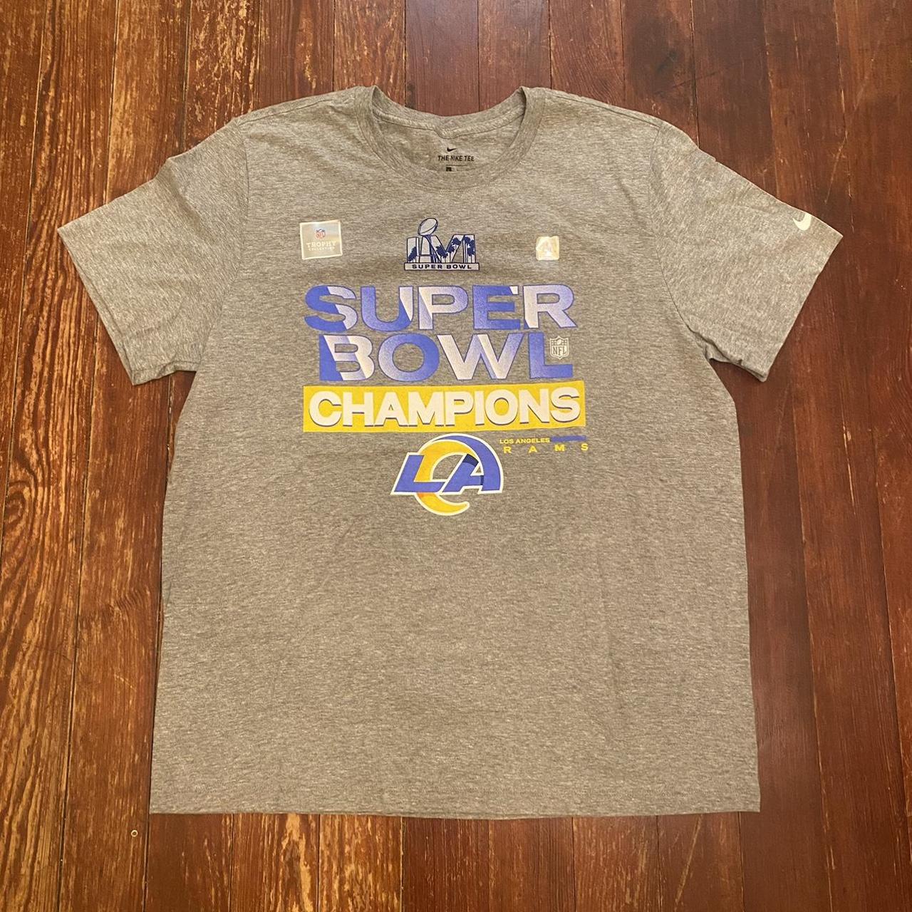 Nike Super Bowl LVI Champions Trophy Collection (NFL Los Angeles Rams)  Men's T-Shirt