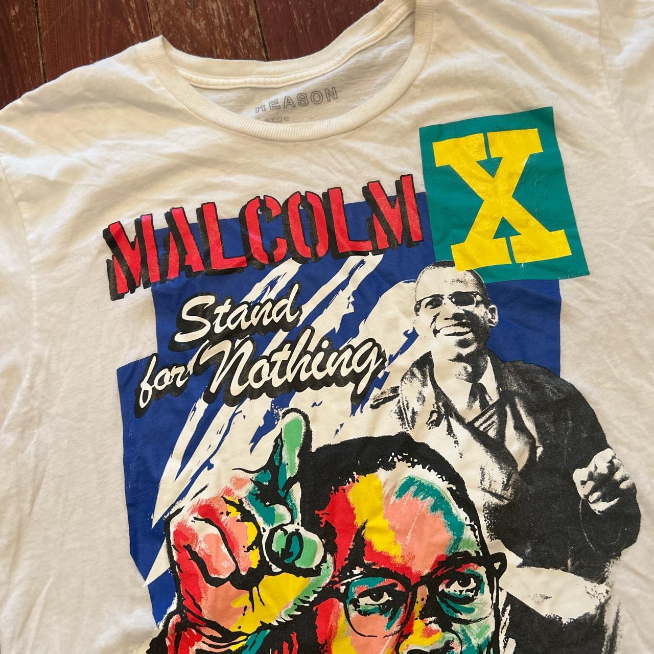 Reason Brand Malcolm X “Stand for Nothing Fall for... Depop