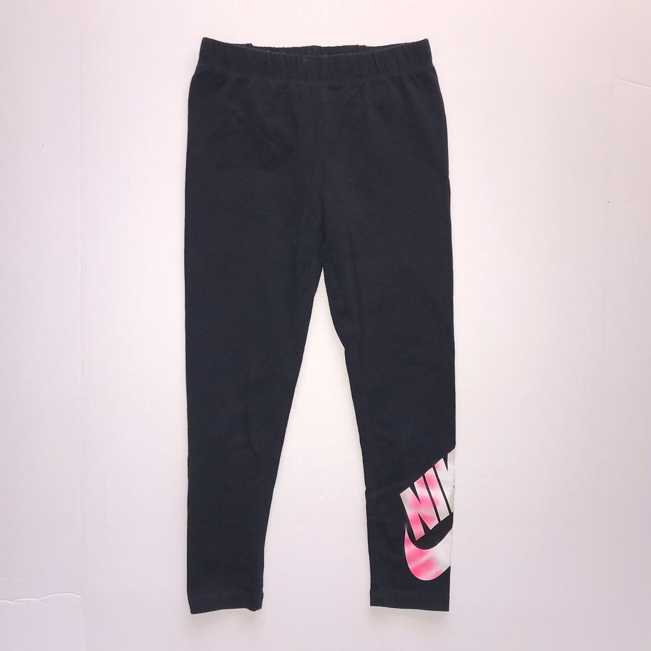 nike futura leggings black and pink