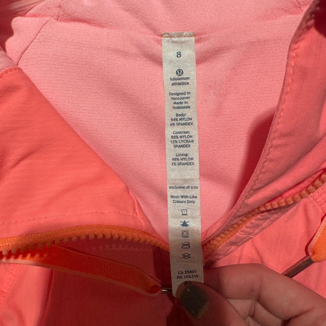 size 8 lululemon zip up jacket, lightly worn. - Depop