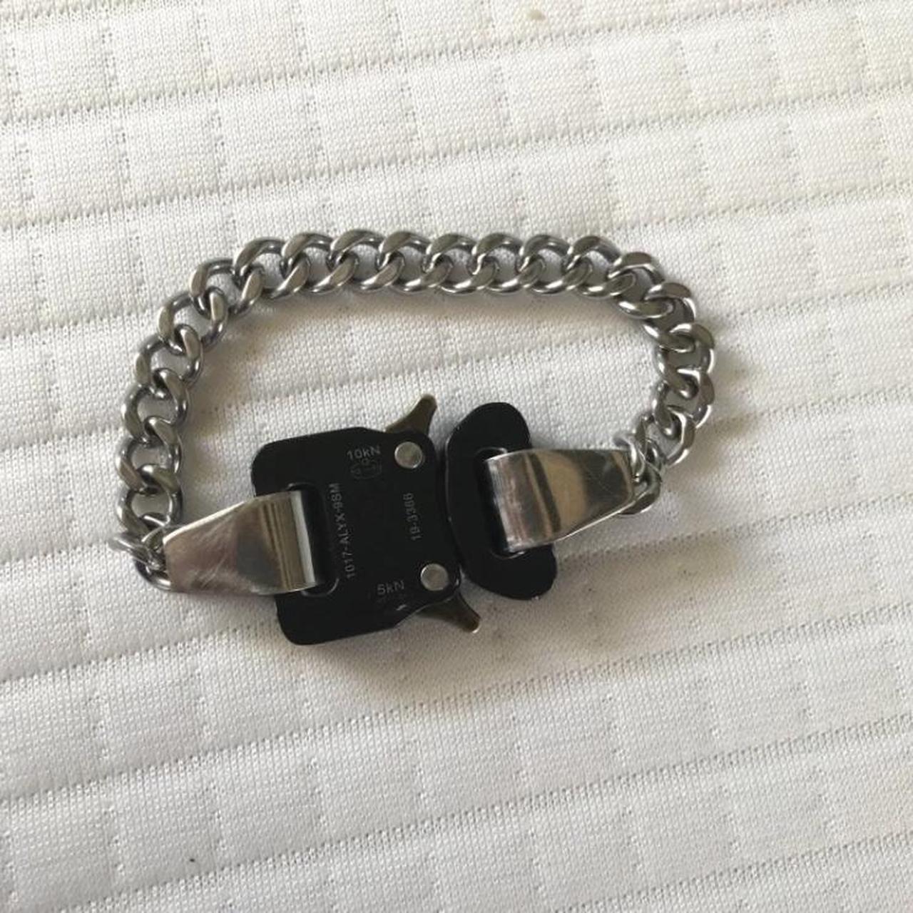 1017 Alyx 9sm Transparent/Clear Chain Bracelet - Depop