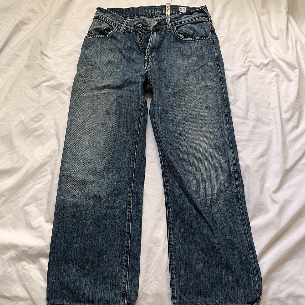 vintage guess jeans. Super great for a baggy, street... - Depop