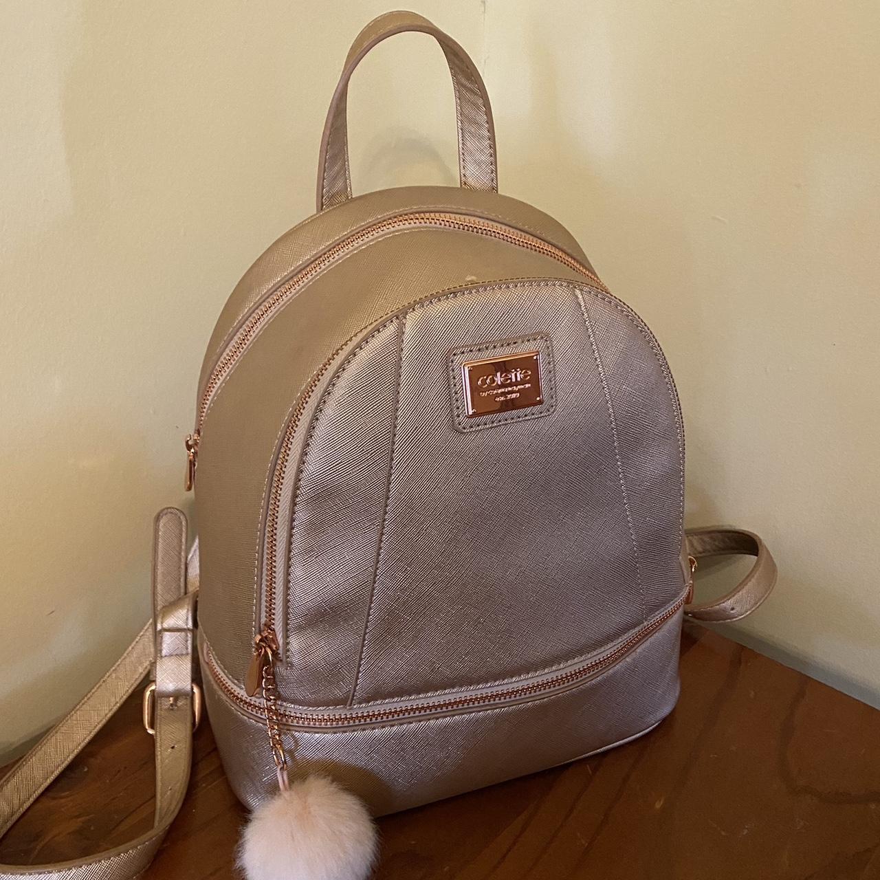 Rose Gold Baby Bag Backpack Colette Hayman Backpacks Colette