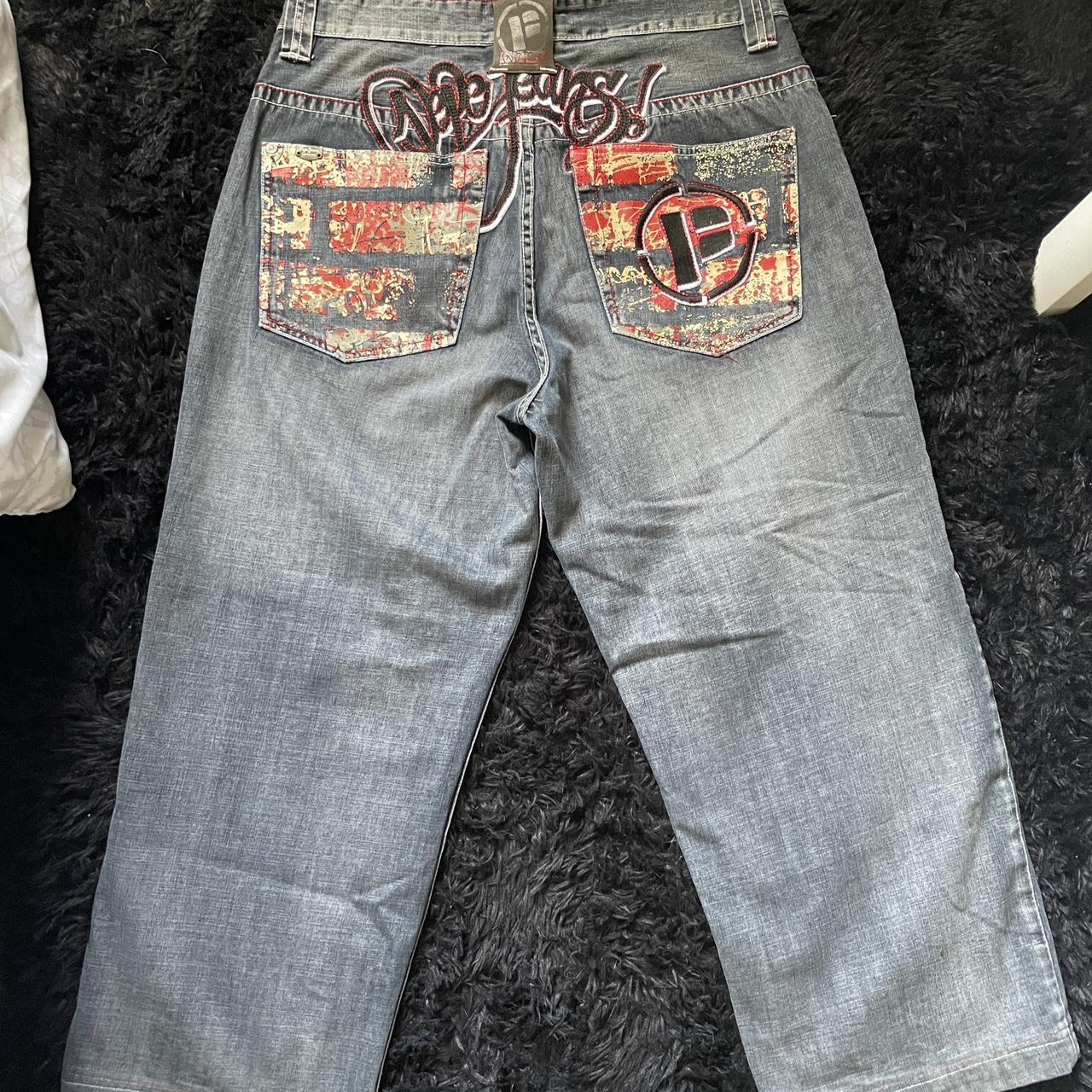 crazy baggy ahh pepe jeans slight distressing... - Depop