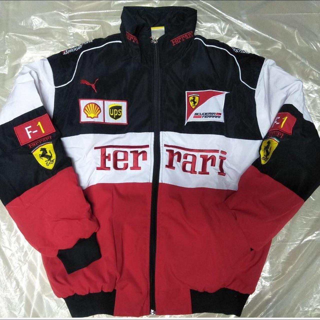 New Mens FERRARI Red black Embroidery EXCLUSIVE... - Depop