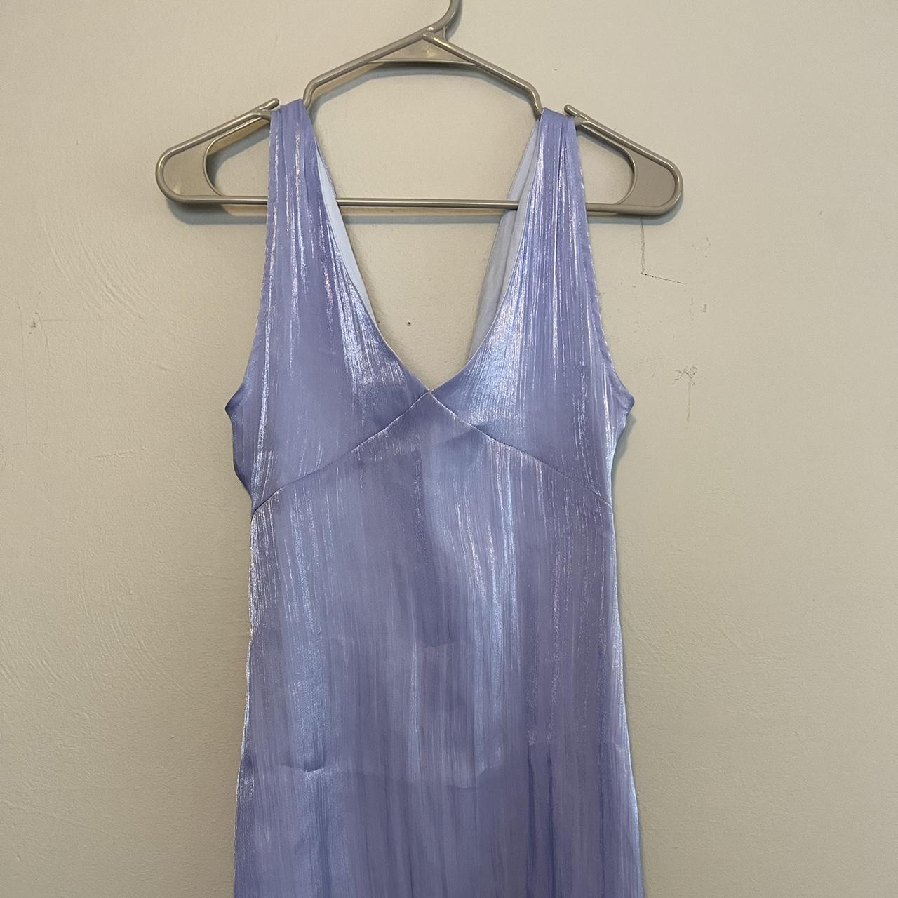 Shein light purple shimmer dress ~ lightly worn ~... - Depop