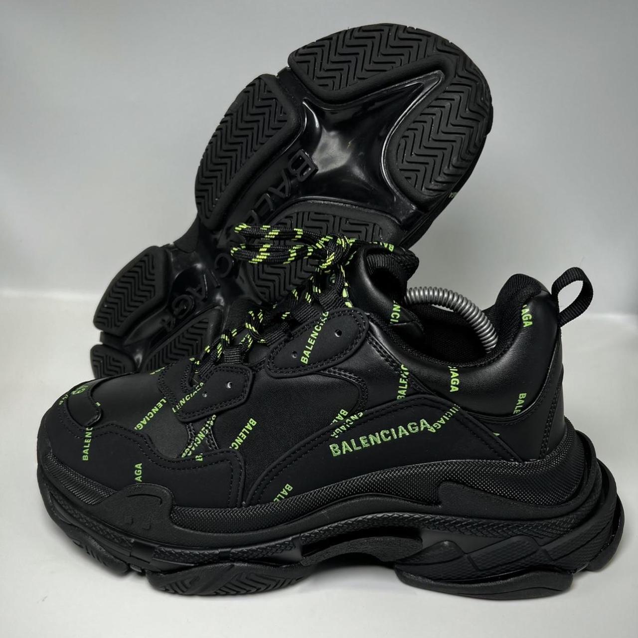 Balenciaga black discount and neon green