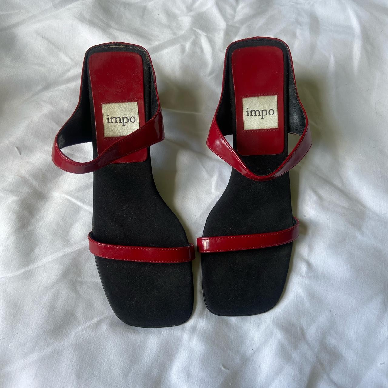 Impo Women's Black and Red Sandals