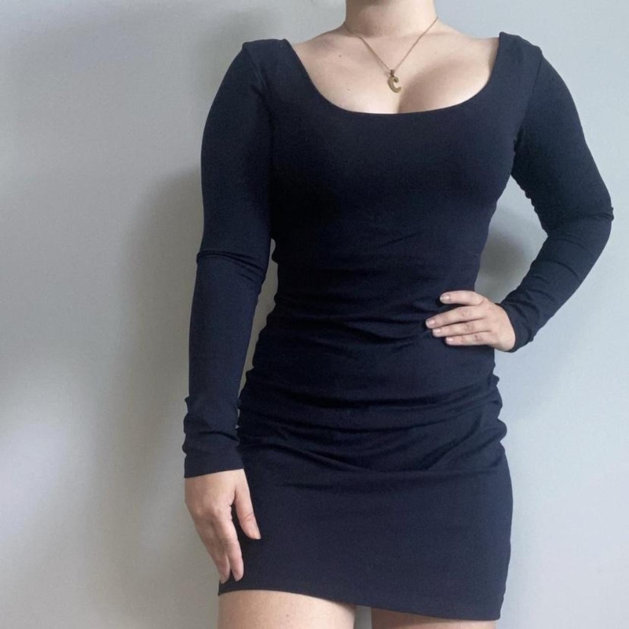 susana monaco navy dress