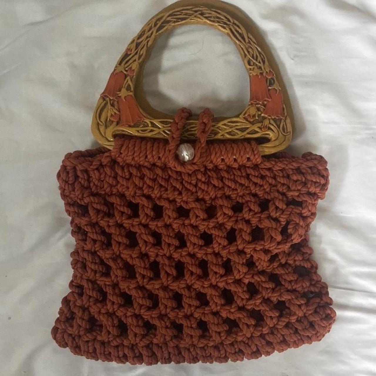 Crochet Multicolored Chunky y2k bag! ~$25~ FREE - Depop