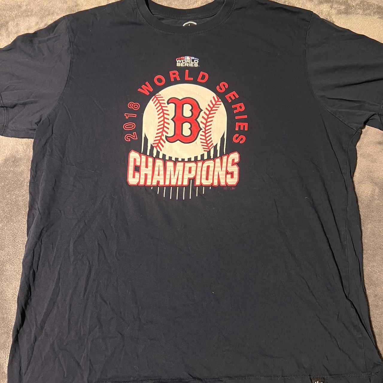 Red Sox 2018 World Series Champs Tshirt Size L 100% - Depop