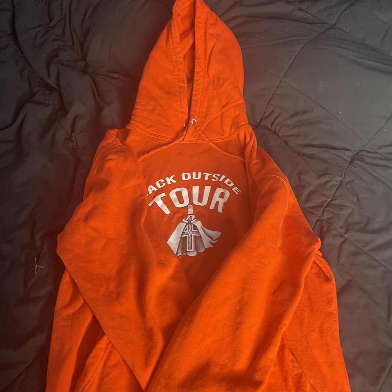 Orange 2024 hypebeast hoodie