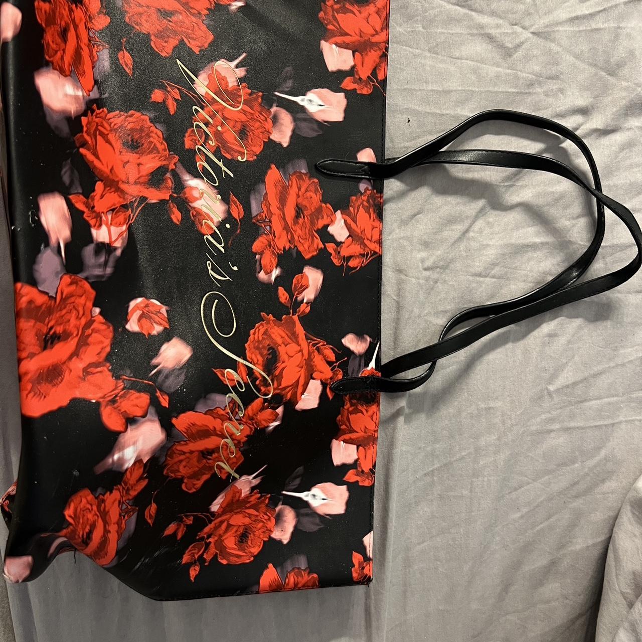 Victoria's Secret Black and Red Laptop-cases-bag | Depop