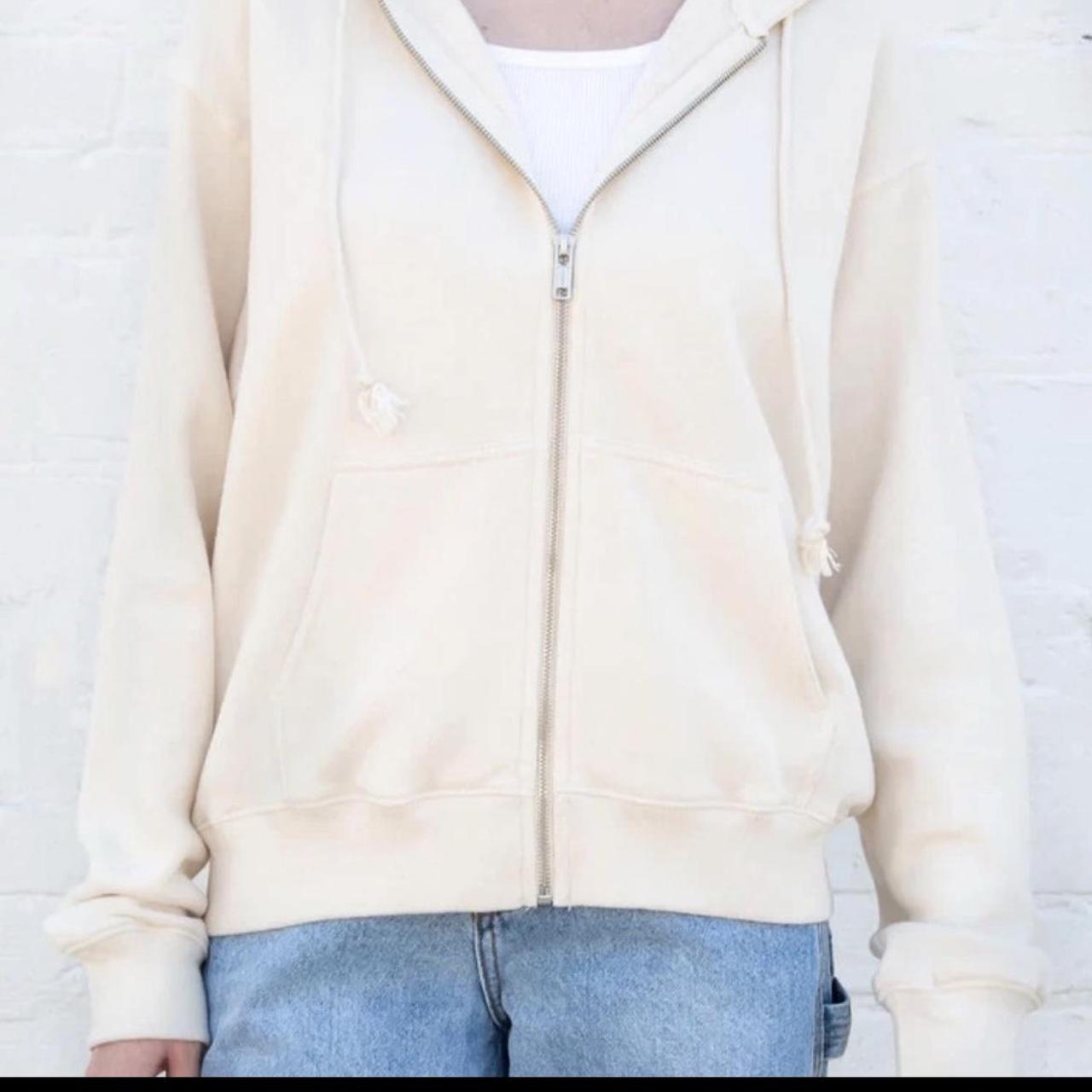 brandy melville zip up hoodie
