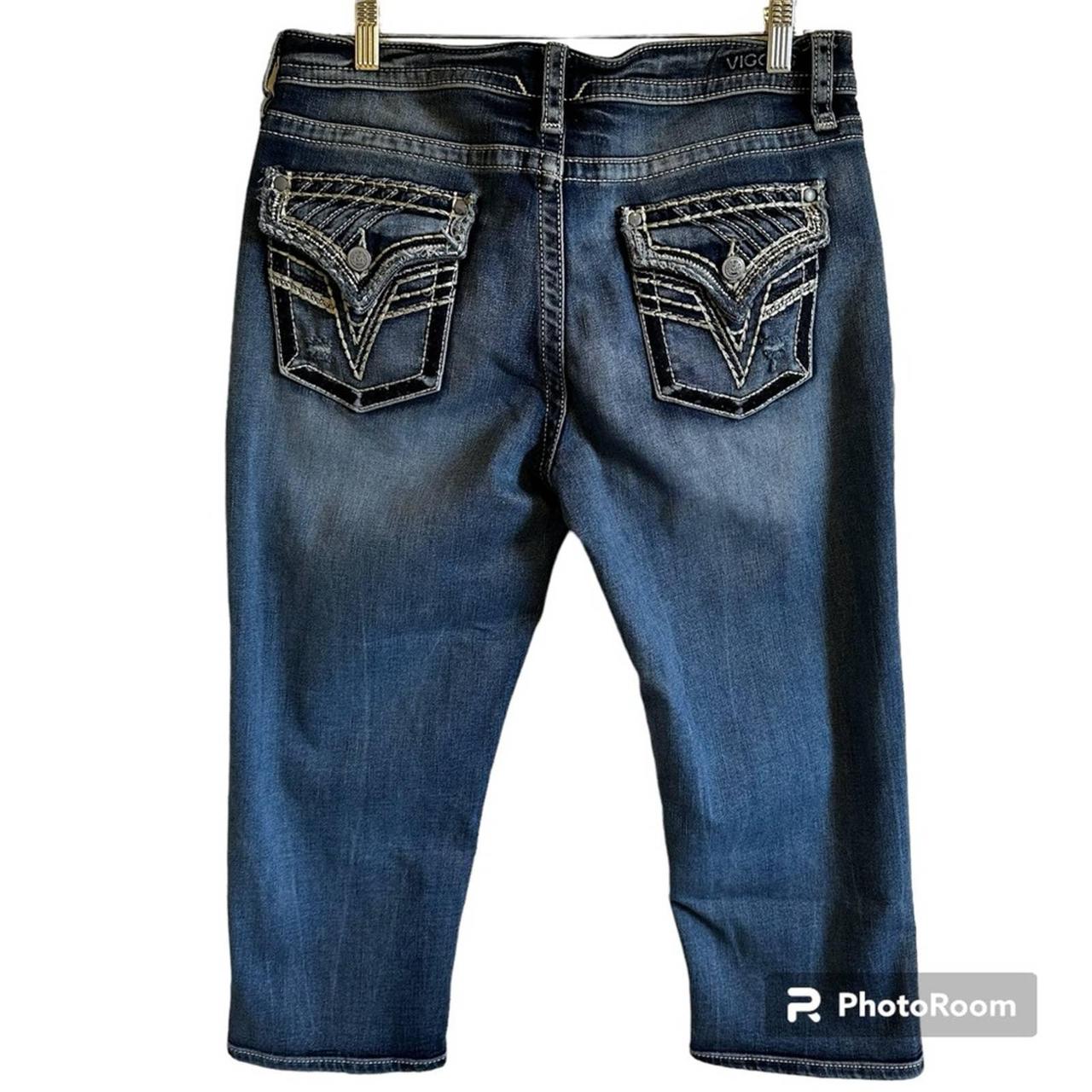 Vigoss women's jeans capris size 12 EUC - Depop